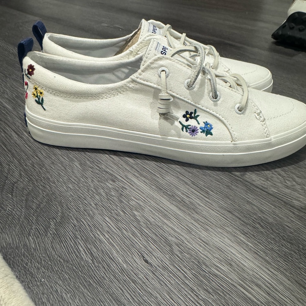 Floral Sperrys Brand new no box